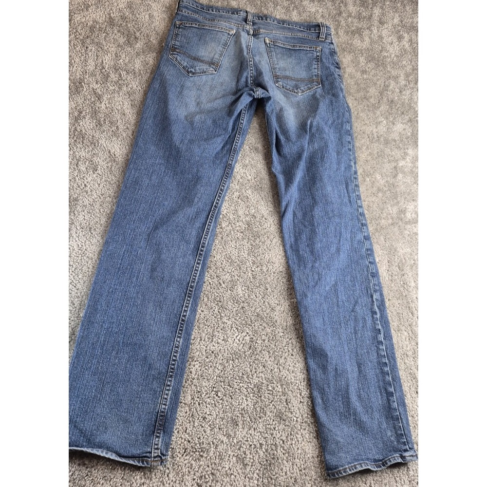 Arizona Flex Slim‎ Straight Men's size 33x34 Medium Wash Blue Denim Jeans